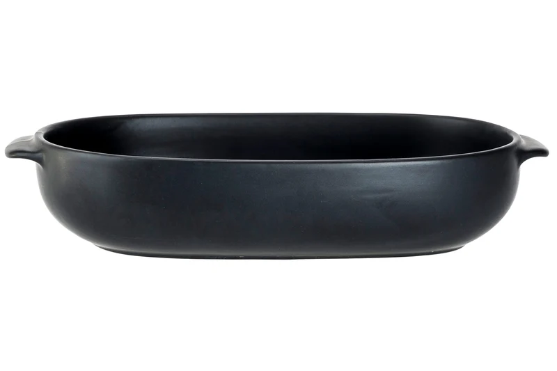 Plat à four Cosy & Trendy - en porcelaine - Tasty Black - 24 x 15 x 5 cm
