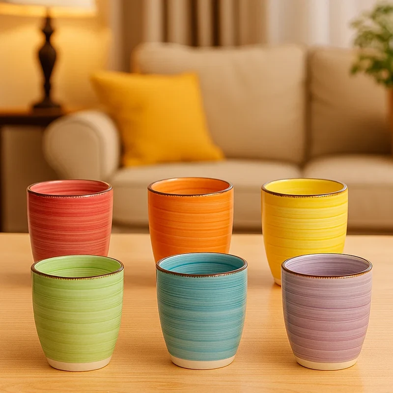 Set de tasses à café Studio Tavola - Sunny Summer - 160 ml - 6 pièces