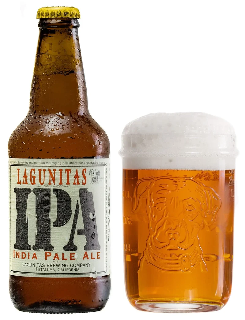 Ensemble de verres a biere Lagunitas - Verre a biere - 300 ml - 6 pieces