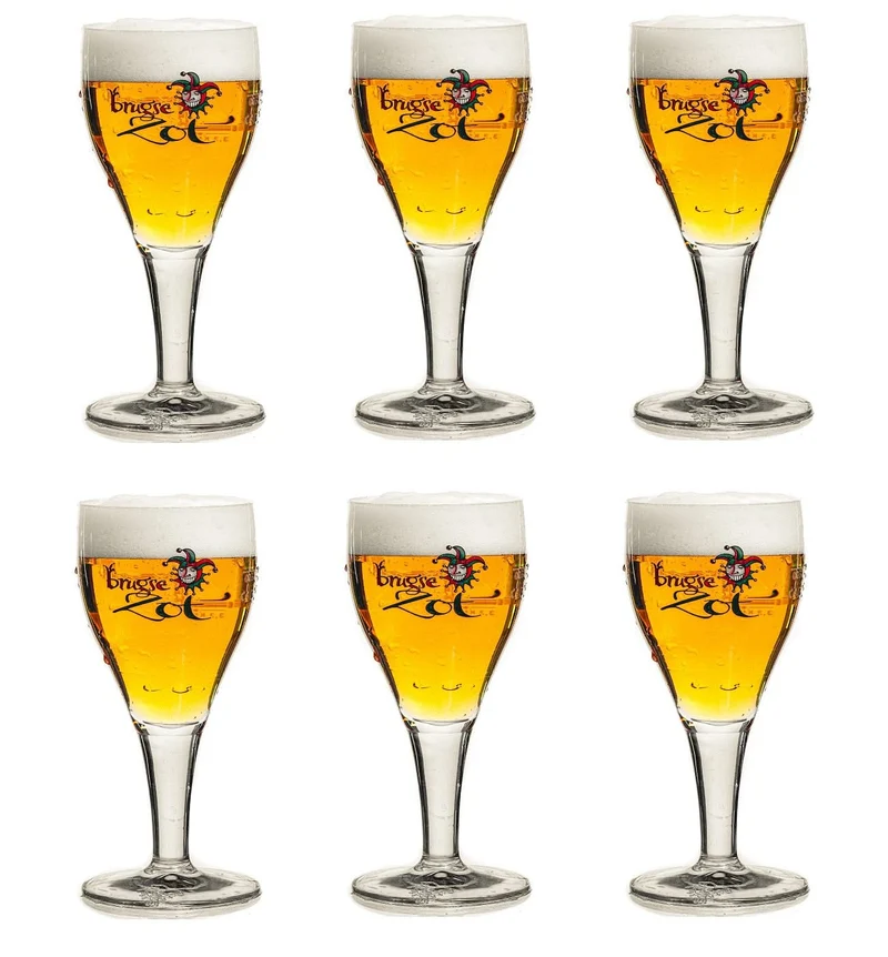 Ensemble de verres a biere Brugse Zot - Verres a biere - 330 ml - 6 pièces