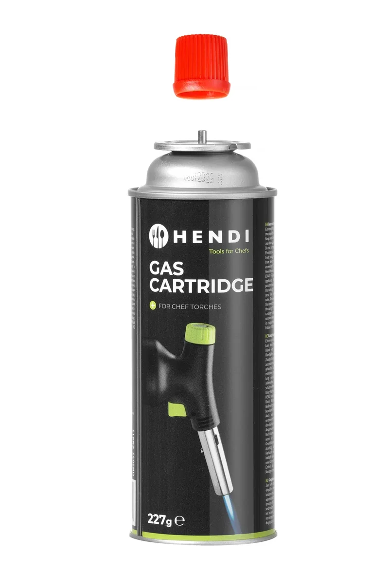 Set de recharges de gaz Hendi - Cartouche de gaz - Butane - 227 g - 4 pièces