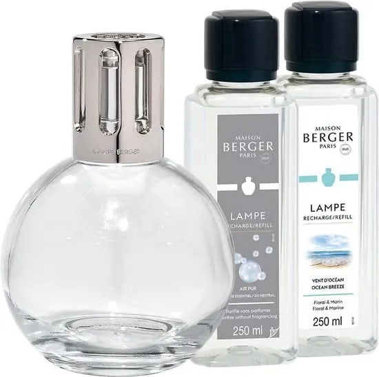 Ensemble de lampe Maison Berger - Lampe Berger - Essentielle Ronde - 2 x 250 ml
