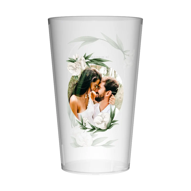Gobelet personnalisé Mariage Photo