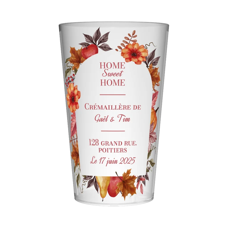Gobelet personnalisé Crémaillère Automne