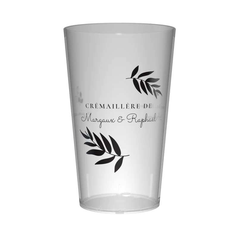 Gobelet personnalisé Crémaillère Minimaliste