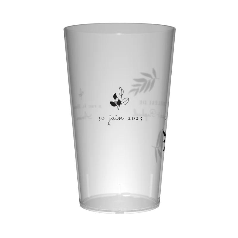 Gobelet personnalisé Crémaillère Minimaliste