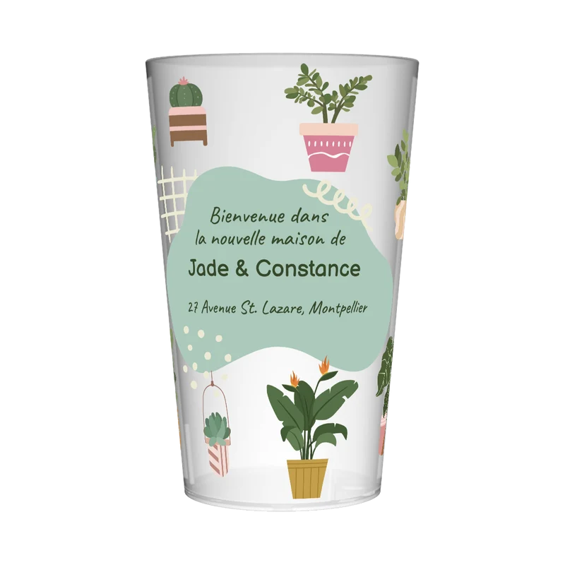Gobelet personnalisé Crémaillère Plantes