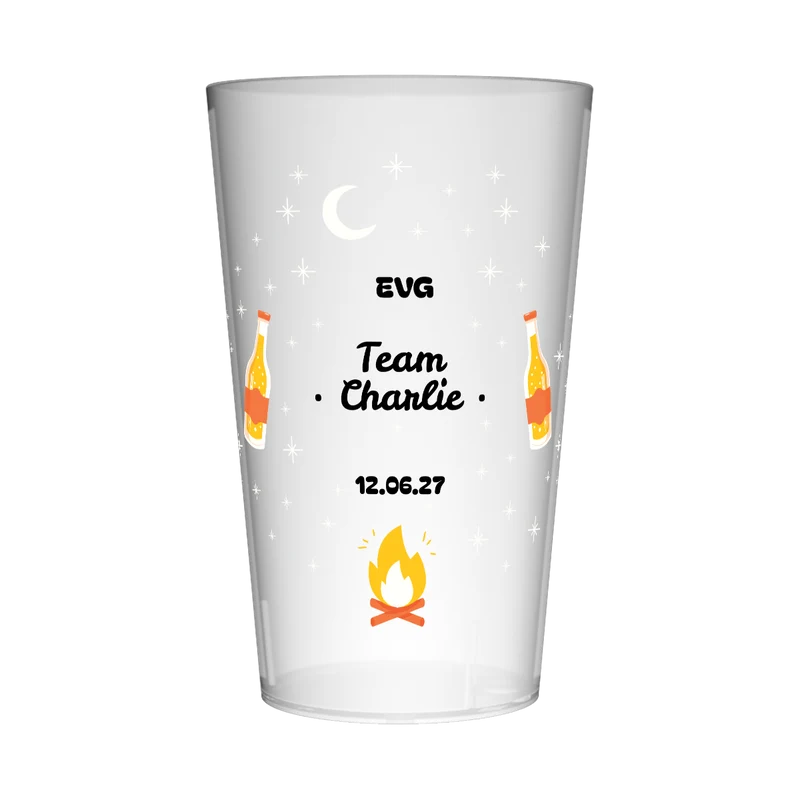 Gobelet personnalisé pour EVG Feu de Camp