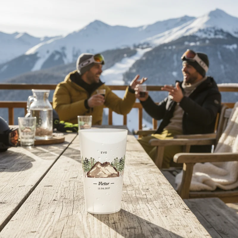 Gobelet personnalisé pour EVG Montagne