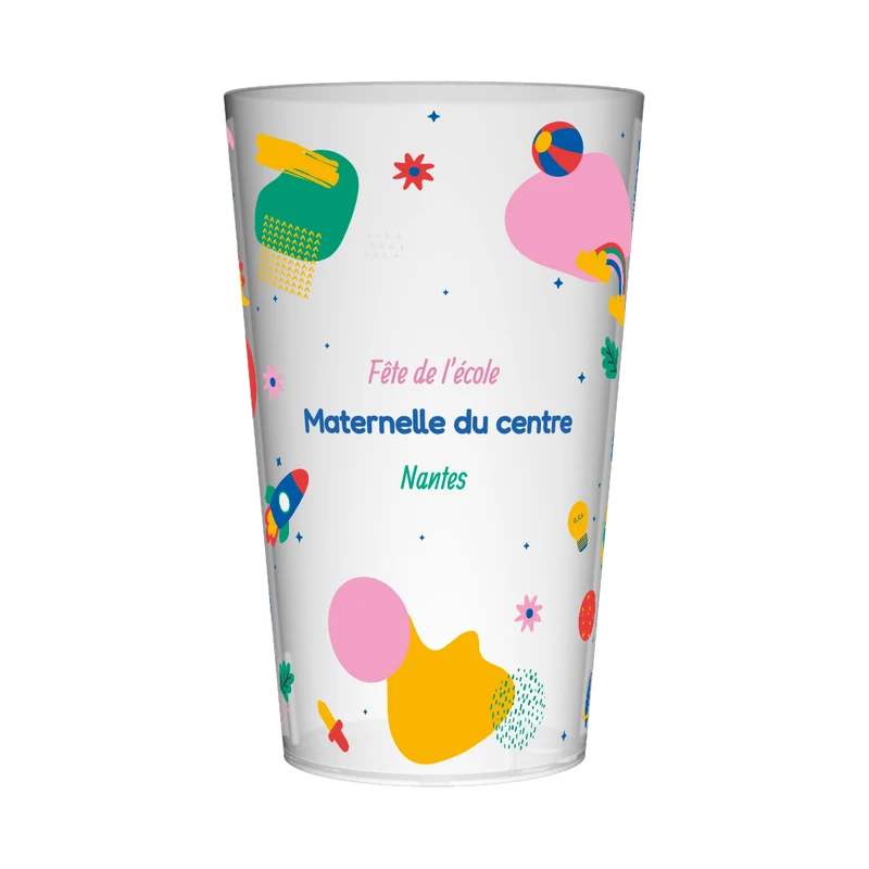 Gobelet personnalisé Fête des écoles Découverte