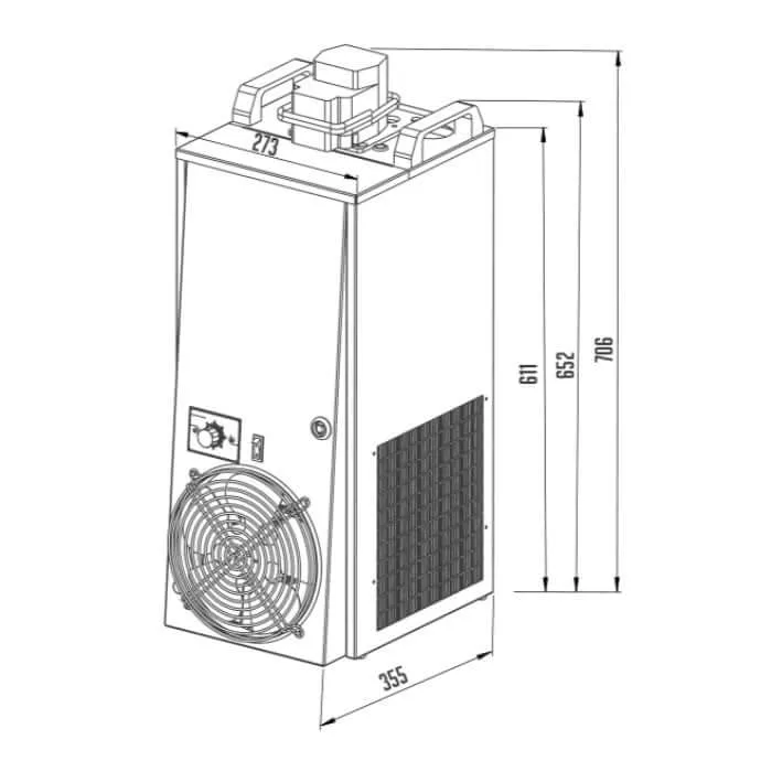 Lindr Zapfanlage CWP 100 Green Line (3 leitig)