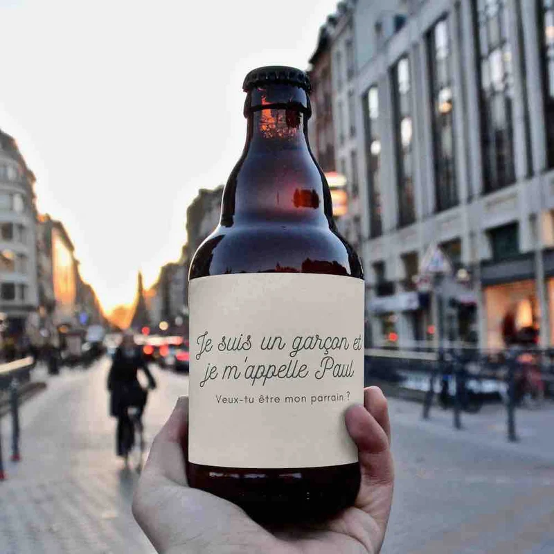 Je suis un garçon bière parrain