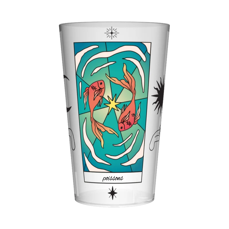 Gobelet personnalisé Astrologie Carte Poisson