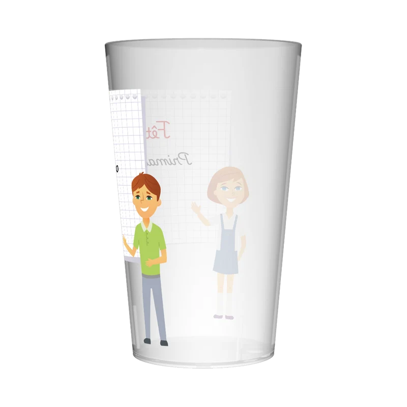Gobelet personnalisé Fête des écoles Cahier