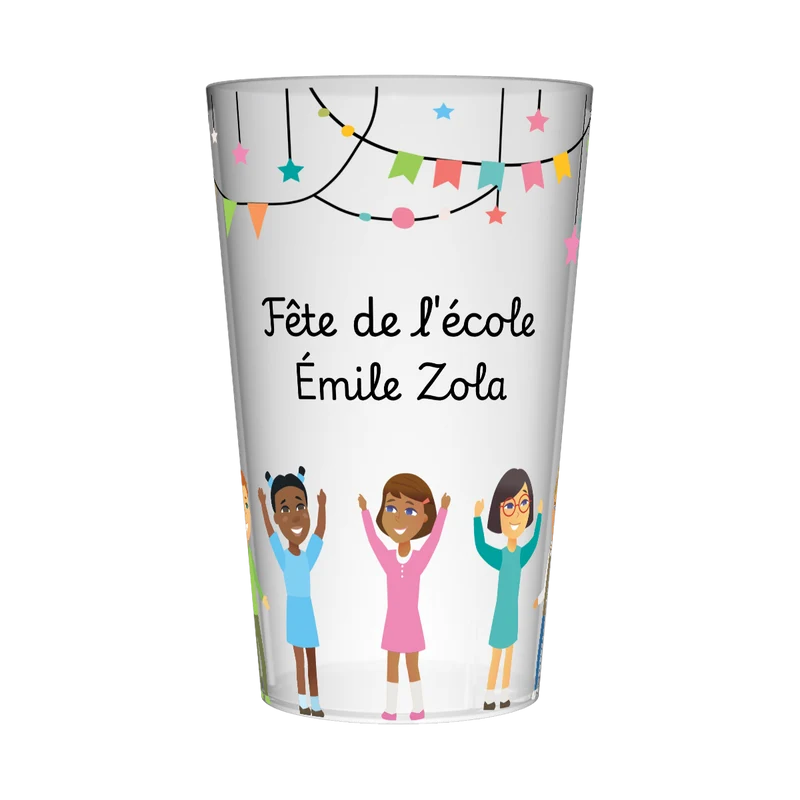 Gobelet personnalisé Fête des écoles Danse