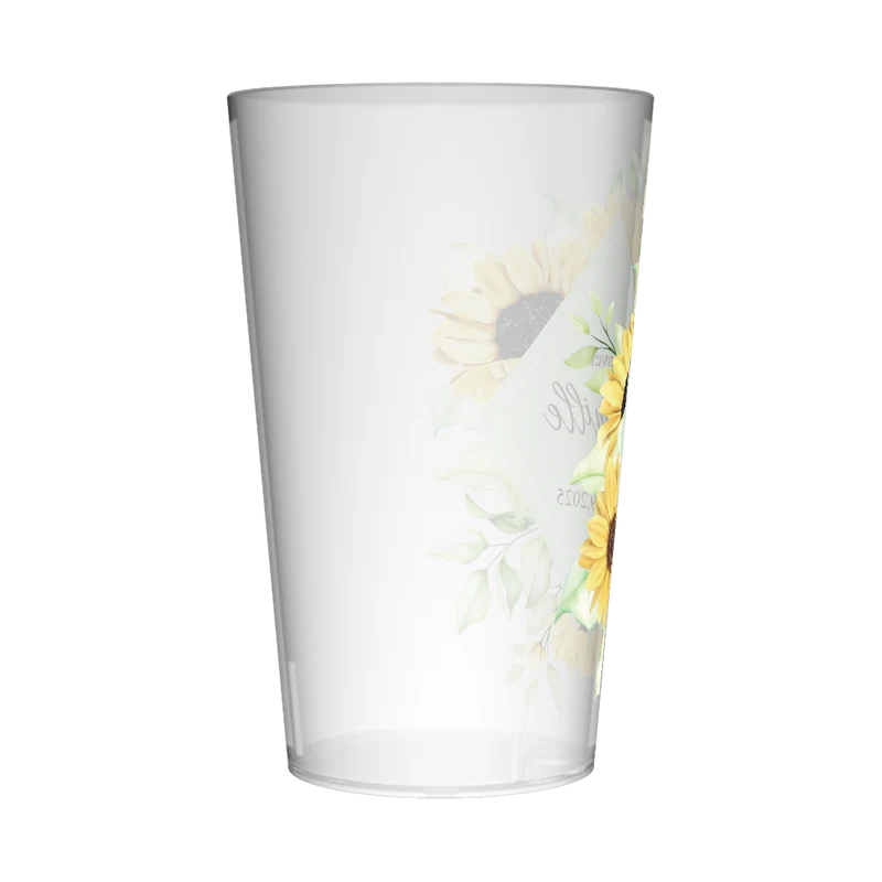 Gobelet personnalisé Naissance Tournesol