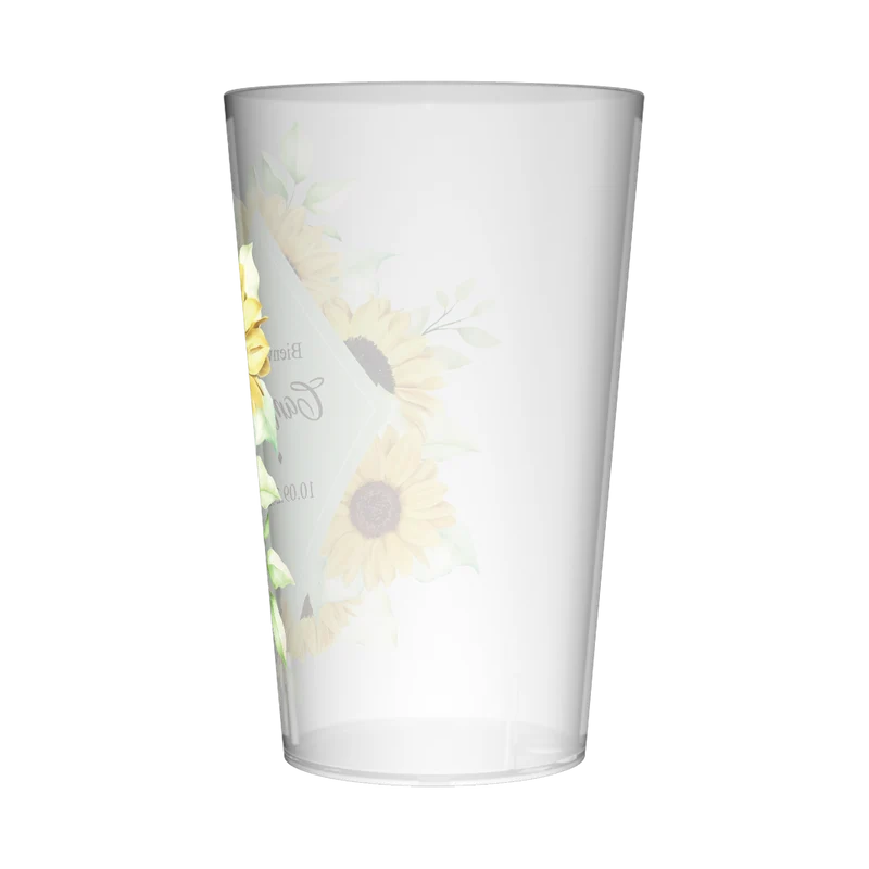 Gobelet personnalisé Naissance Tournesol