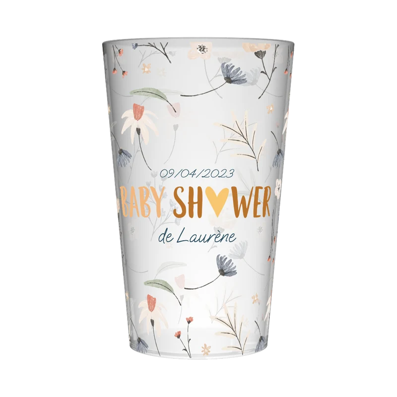 Gobelet personnalisé Baby Shower Bucolique