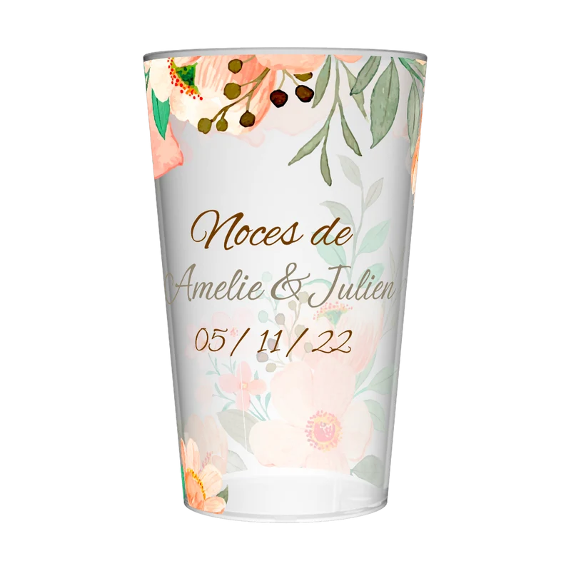 Gobelet personnalisé Noces de mariage