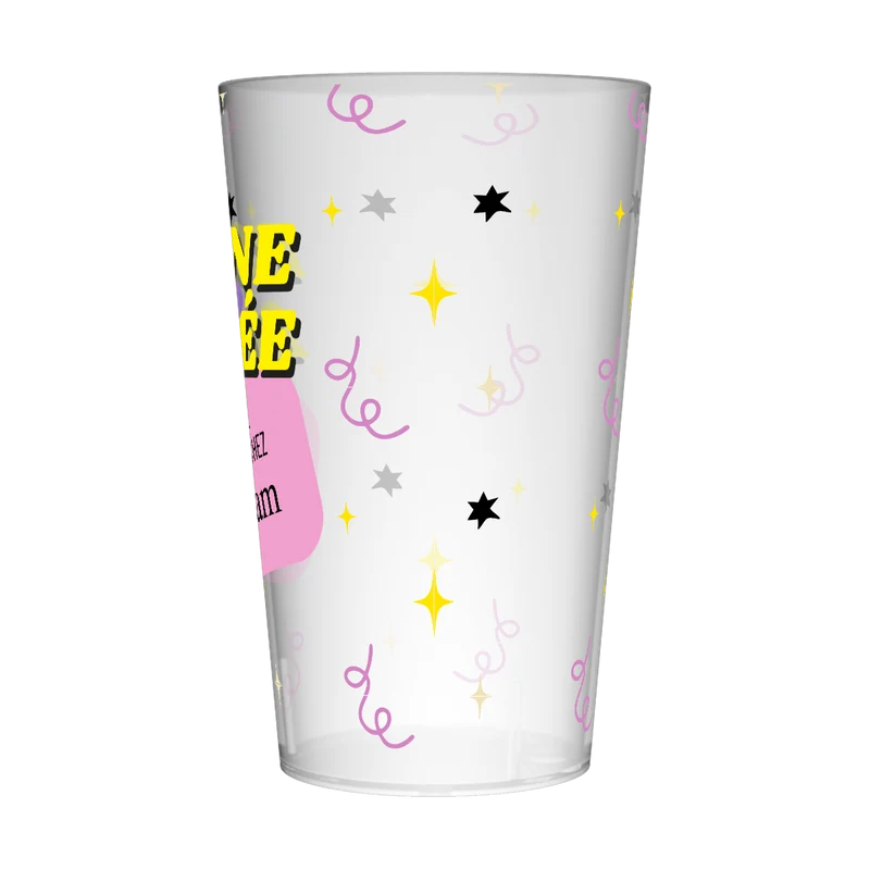 Gobelet personnalisé Nouvel An 80's