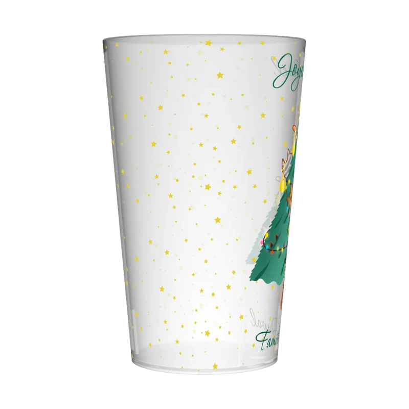 Gobelet personnalisé Noël Bouteille Sapin