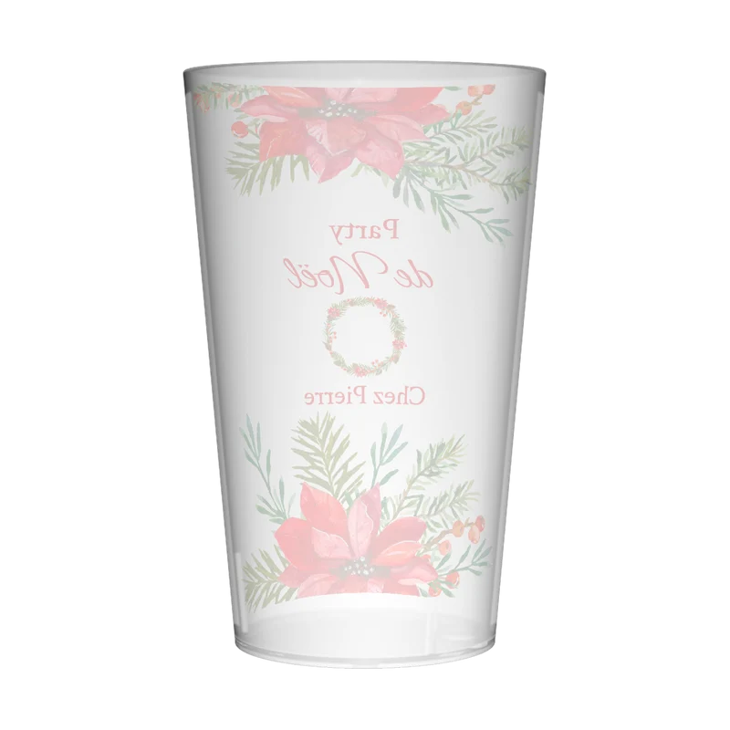 Gobelet personnalisé Noël Mélange Floral