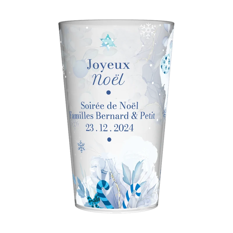 Gobelet personnalisé Noël Hivernal