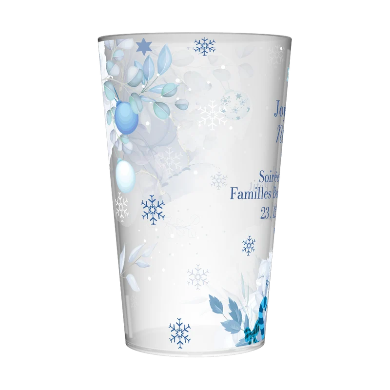 Gobelet personnalisé Noël Hivernal
