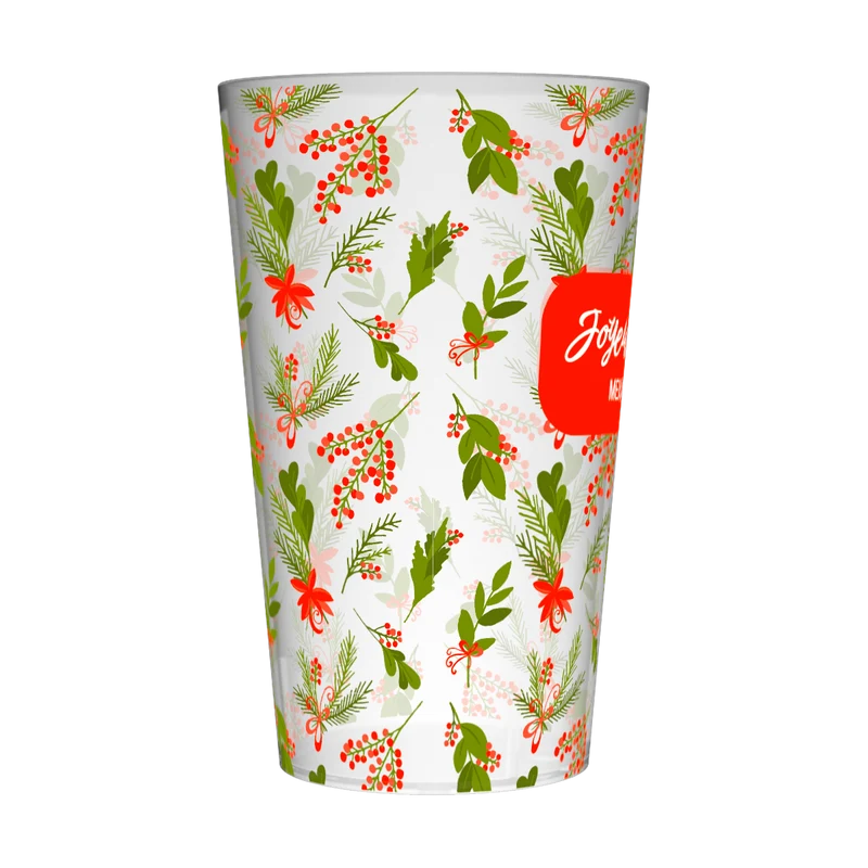 Gobelet personnalisé Noël Rouge & Vert