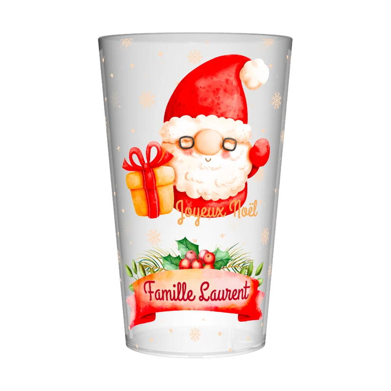 Gobelet personnalisé Noël Cadeaux