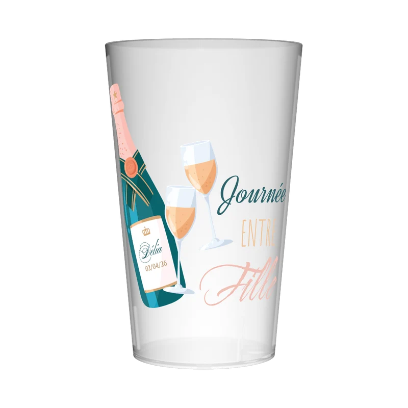 Gobelet personnalisé pour EVJF Champagne