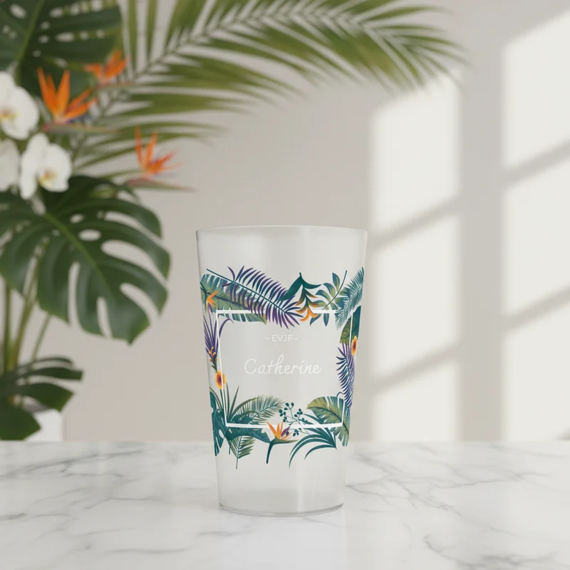 Gobelet personnalisé pour EVJF Tropical