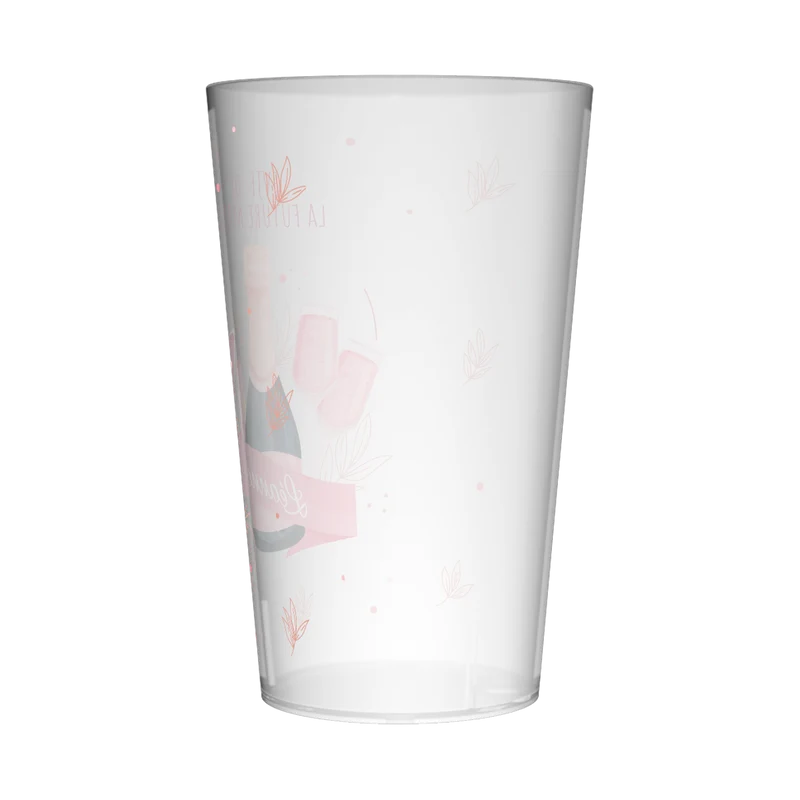 Gobelet personnalisé pour EVJF Champagne Rose