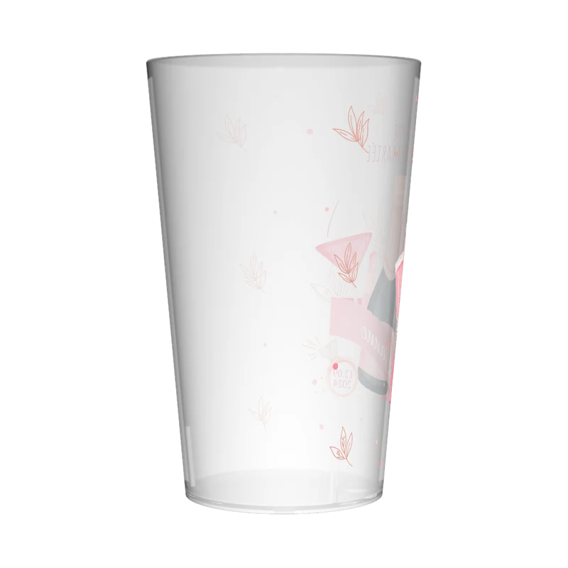 Gobelet personnalisé pour EVJF Champagne Rose