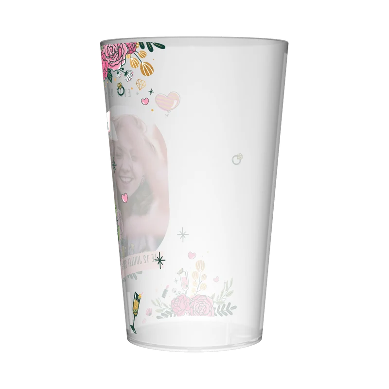Gobelet personnalisé pour EVJF Photo & Champagne