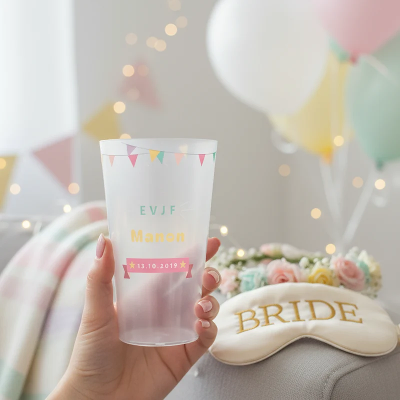 Gobelet personnalisé pour EVJF Fête