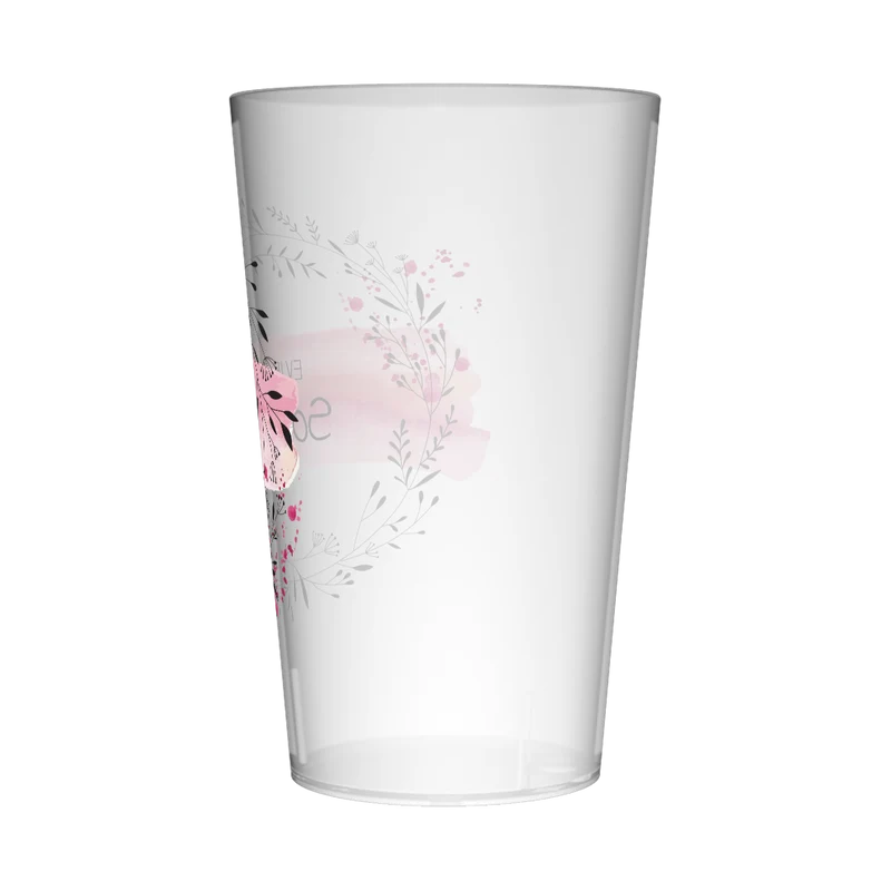 Gobelet personnalisé pour EVJF Couronne & Fleurs Noires