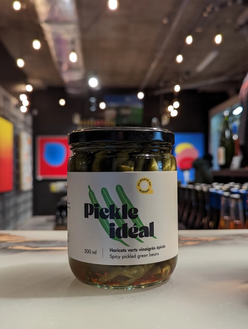 Haricots verts vinaigrées épicés 500ml