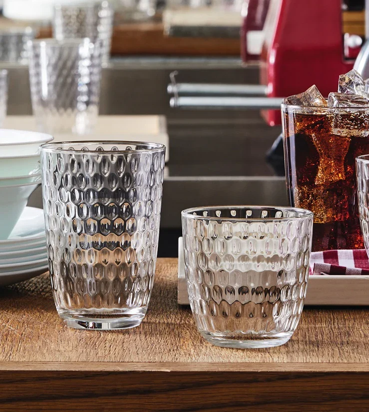 Ensemble de verres à eau Bormioli Rocco - Gobelets - Slot - 290 ml - 18 pièces