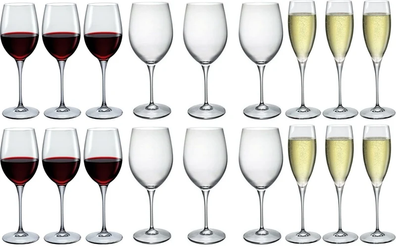 Set de verres à vin Bormioli Rocco - Verres à vin - Premium - 600 ml - 18 pièces