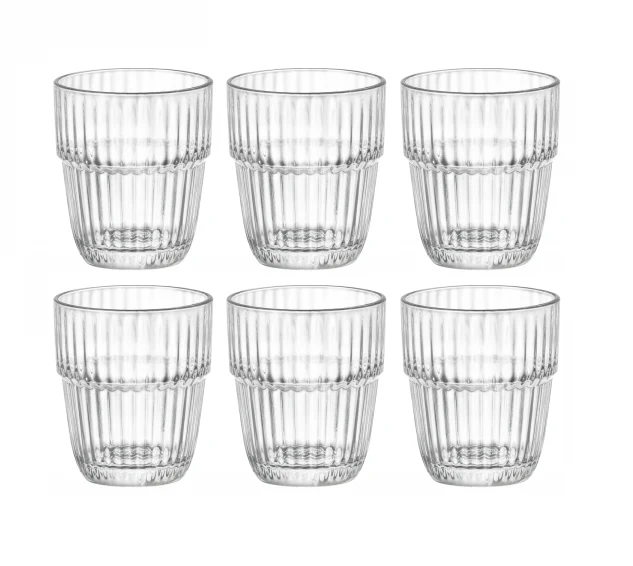 Set de verres à eau Bormioli Rocco - Gobelet - Barshine - 210 ml - 6 pièces