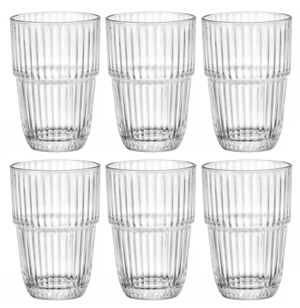 Ensemble de verres Bormioli Rocco - Long drink - Barshine - 380 ml - 6 pieces