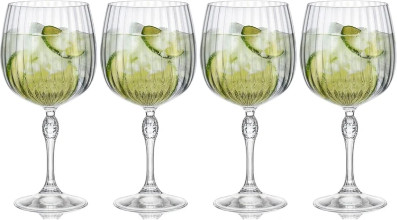Set de verres a gin tonic Bormioli Rocco - Copa - America20s - 740 ml - 4 pièces