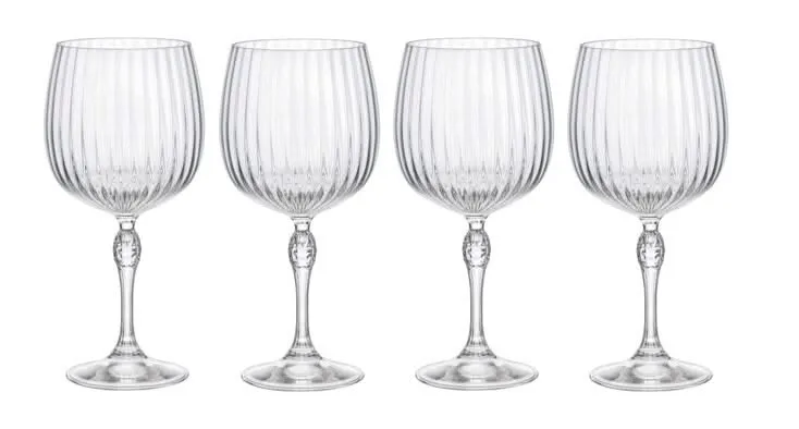 Set de verres a gin tonic Bormioli Rocco - Copa - America20s - 740 ml - 4 pièces