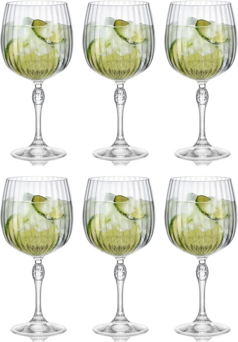 Set de verres a gin tonic Bormioli Rocco - Gobelet - America - 740 ml - 6 pièces