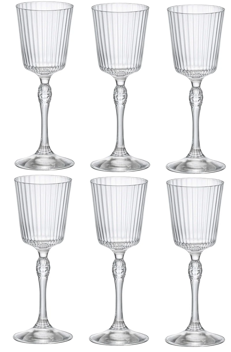 Ensemble de verres a liqueur Bormioli Rocco - America 20s - 80 ml - 6 pièces