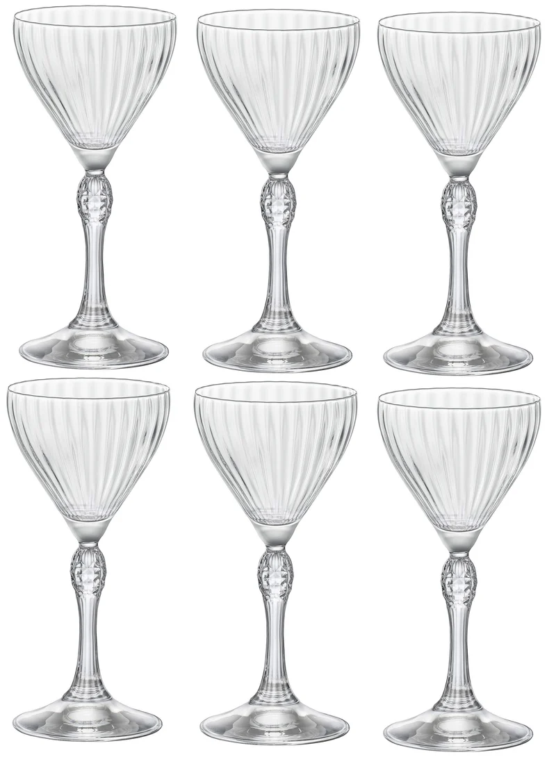 Set de verres a liqueur Bormioli Rocco - America 20's - 140 ml - 6 pieces