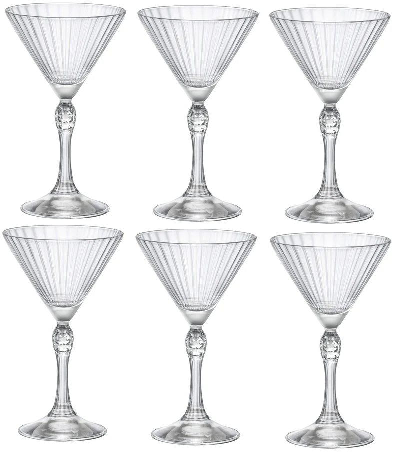 Ensemble de verres à martini Bormioli Rocco - Coupes - America 20's - 160 ml