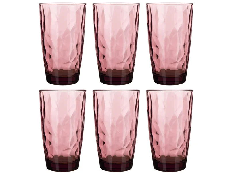 Set de verres à long drink Bormioli - Long drink - Diamond - 47 cl - 6 pièces