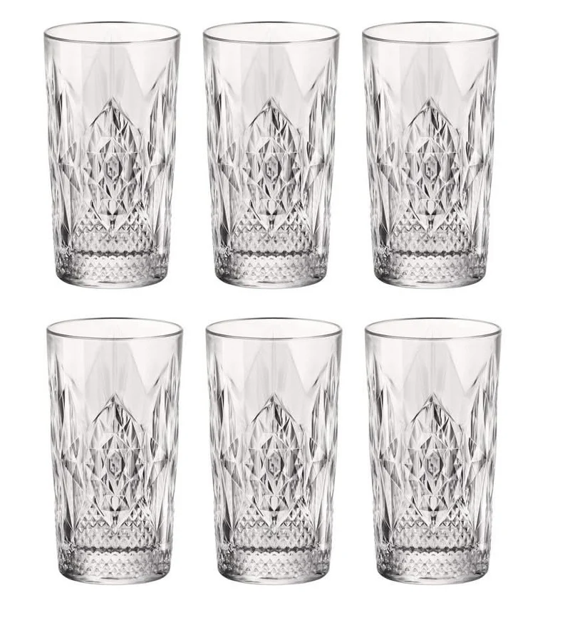 Set à cocktail Red Annie - Carafe 1,6 L avec 6 verres longdrink 490 ml, cuillère à cocktail & moule à glaçons